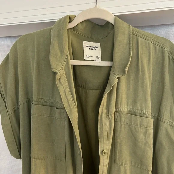 Abercrombie jumpsuit military green style - Picture 2 of 2